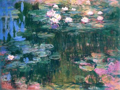 Water Lilies by Claude Monet, 1914-1917